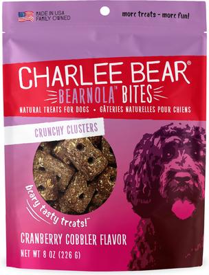 Bearnola Bites Peanut Butter & Honey Flavor Dog Treats, 8-oz bag