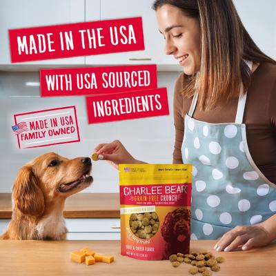 Beef & Cheese Dog Treat, 8-oz bag