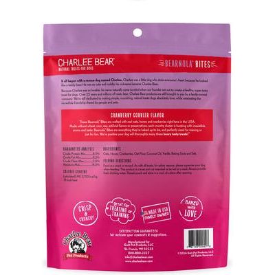 Premios para perros Bearnola Bites sabor a zapatero de arándanos, bolsa de 8 oz