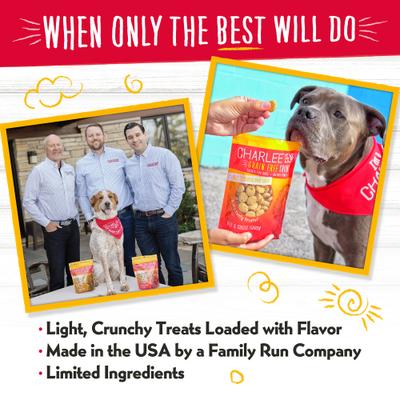 Golosinas para perros Natural Bear Crunch con tocino y arándanos sin cereales, bolsa de 8 oz