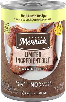 Limited Ingredient Diet Chicken & Brown Rice Recipe Wet Dog Food, 12.7-oz can, case of 12