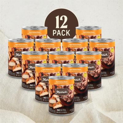 Grain-Free Wet Dog Food Real Chicken Recipe, 12.7-oz can, case of 12