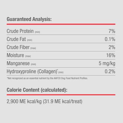 CollaYUMS Twists Plus - Golosina masticable para perros con sabor a pollo y mantequilla de maní y colágeno, 20 unidades