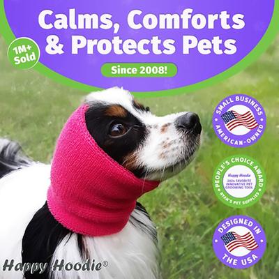 Thunder Grooming Fireworks Calming Band for Dogs & Cats, Small & Large, 2 count, Black