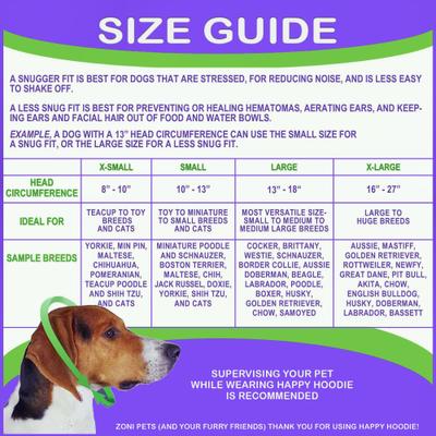 Thunder Grooming Fireworks Calming Band for Dogs, X-Large, Purple