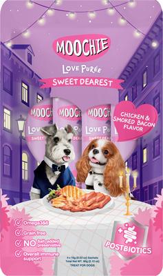 Chicken & Smoked Bacon Recipe Lickable Dog Treats, 2.2-lb box, case of 12