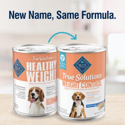 True Solutions Natural Weight Control Chicken Adult Wet Dog Food, 12.5-oz can, case of 3
