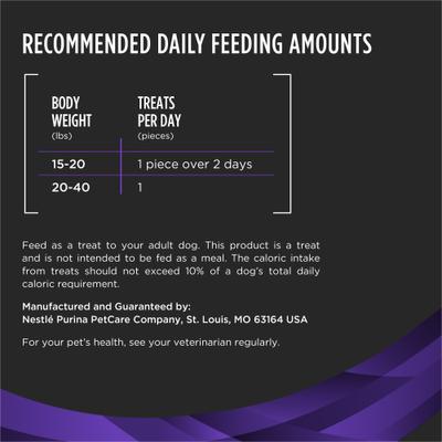 Premios dentales para perros adultos Orachews, de pollo bajo en grasa, tamaño pequeño y mediano, 7 unidades