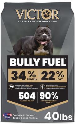 Bully Fuel High Protein Gluten-Free Beef & Chicken Dry Dog Food, 40-lb bag
