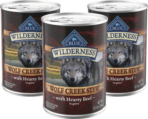 Wilderness Wolf Creek Stew Chunky Chicken Stew Grain-Free Adult Canned Dog Food, 12.5-oz, case of 12
