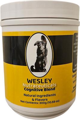 Cognitive Blend Powder Supplement for Dogs, 300-g jar