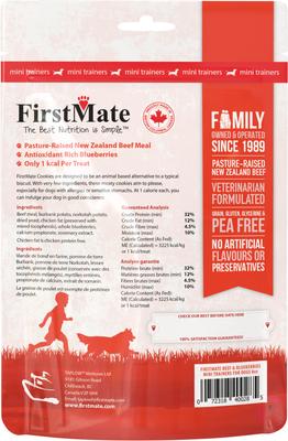 Mini Beef with Blueberry Crunchy Dog Treats, 8-oz bag