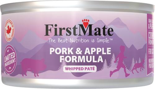 Limited Ingredient Pork & Apple Pate Wet Cat Food, 5.5-oz can, case of 24