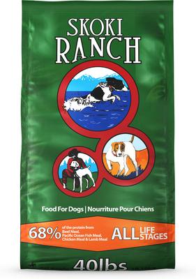 Skoki Ranch Beef Flavor Dry Dog Food, 40-lb bag