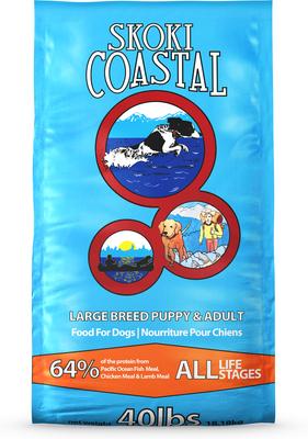 Skoki Coastal Dry Dog Food, 40-lb bag
