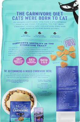 Born Carnivore Hairball Control Chicken Grain-Free Dry Cat Food, 3-lb bag