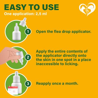 Flea & Tick Prevention Spot Treatment for Small Dogs & Cats, 7.5-ml drops