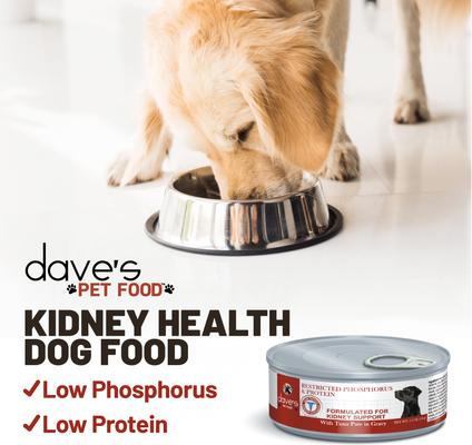 Restricted Phosphorus & Protein Tuna Pate Wet Dog Food, 5.5-oz can, case of 12