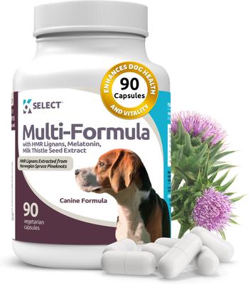HMR Multi-Formula 20-mg Chewable Tablets Hormone Supplement for Dogs, 500-mL bottle