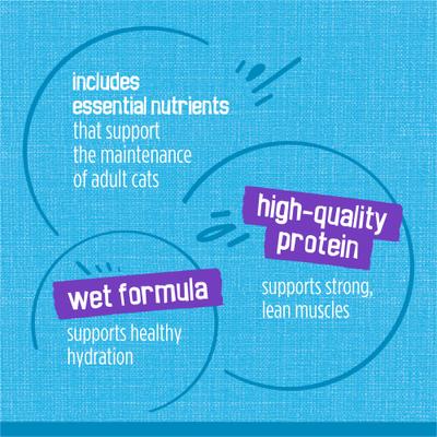 Meaty Bits with Ocean Fish in Sauce Chunks in Gravy Canned Wet Multi Cat Food, 13.5-oz can, 12 count