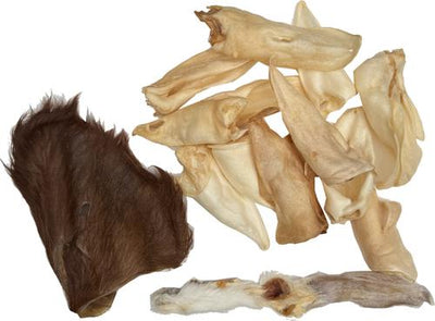 Natural Lamb Ears Not Puffed Sample Set Dog Chews, 50 count