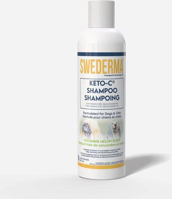 Keto-C Dog & Cat Shampoo, Cucumber Melon Scent, White, 8-fl oz bottle