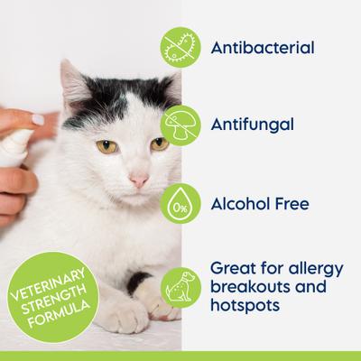 Keto-C Dog & Cat Spray, Cucumber Melon Scent, White, 8-fl oz bottle