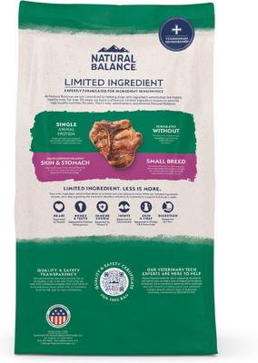 Limited Ingredient Lamb & Brown Rice Small Breed Bites Recipe Dry Dog Food, 4-lb bag