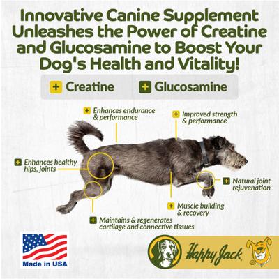 Flexenhance Hip & Joint Supplement with Glucosamine & Green Lipped Mussel for Dogs, 80 count