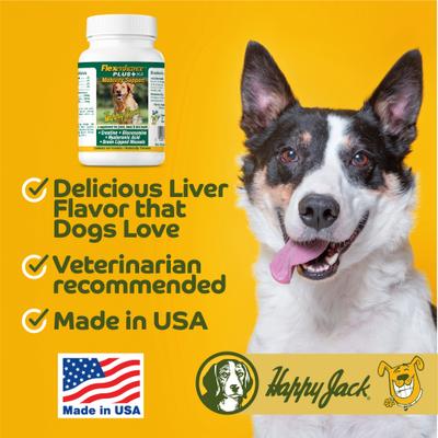Flexenhance Hip & Joint Supplement with Glucosamine & Green Lipped Mussel for Dogs, 80 count