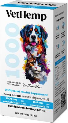 Full-Spectrum Hemp Extract Tincture for Dogs & Cats, 1000-mg