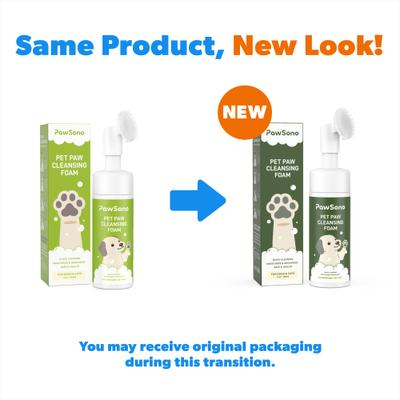 Dog & Cat Paw Cleansing Foam, 5-fl oz bottle