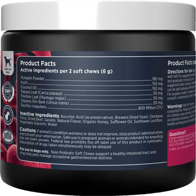 Probiotic Beef Flavored Soft Chews Digestive Supplement for Dogs, 90 count