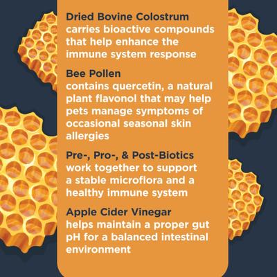 Beef Flavored Soft Chew Immune & Allergy Supplement for Dogs, 90 Count