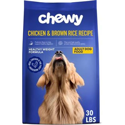 Alimento seco para perros adultos Healthy Weight Formula con pollo y arroz integral y prebióticos (bolsa de 13.6 kg)