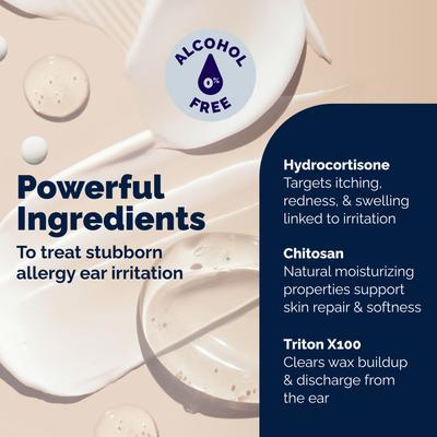 Oticbliss Medicated Hydrocortisone Ear Drops for Ear Infections for Dogs & Cats, 1.8-fl oz bottle