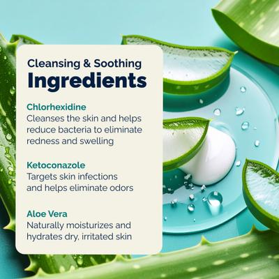 Dermabliss Medicated Anti-Bacterial & Anti-Fungal Chlorhexidine Infection Dog & Cat Skin Spray, 8-oz bottle