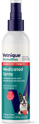 Dermabliss - Spray antibacteriano y antifúngico para la piel de perros y gatos con clorhexidina, 8 oz