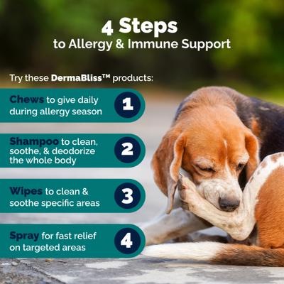 Dermabliss Anti-Itch & Allergy Relief Hydrocortisone Fragrance-Free Dog & Cat Skin Spray, 4-fl oz bottle