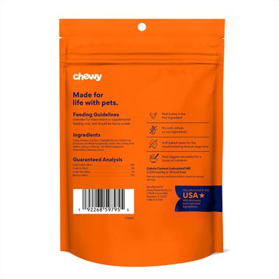 Soft-Baked Turkey Recipe Grain-Free Dog Treats (FORMERLY AMERICAN JOURNEY), 8-oz bag