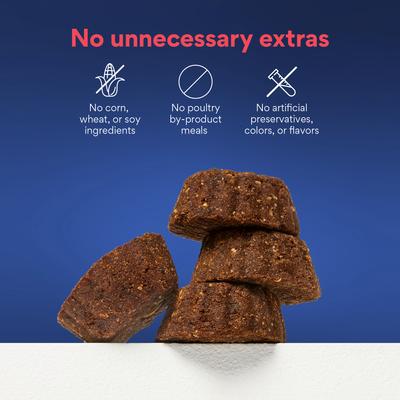 Bundle: Variety Pack - Chewy Grain-Free Soft-Baked Dog Treats (FORMERLY AMERICAN JOURNEY), 8-oz bag: Peanut Butter & Banana, Beef, Turkey & Chicken Recipes