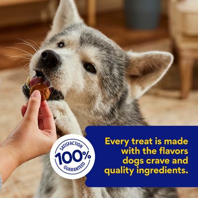 Bundle: Variety Pack - Chewy Grain-Free Soft-Baked Dog Treats (FORMERLY AMERICAN JOURNEY), 8-oz bag: Peanut Butter & Banana, Beef, Turkey & Chicken Recipes