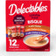 Galletas Delectables para lamer sin mariscos, paquete variado, golosinas para gatos para lamer, bolsa de 1.4 oz, 12 unidades
