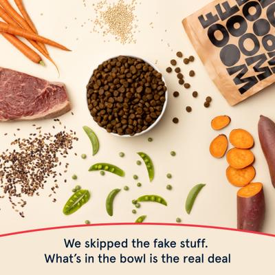 in the Belly Beef & Ancient Grains Recipe Dog Food, 15-lb bag