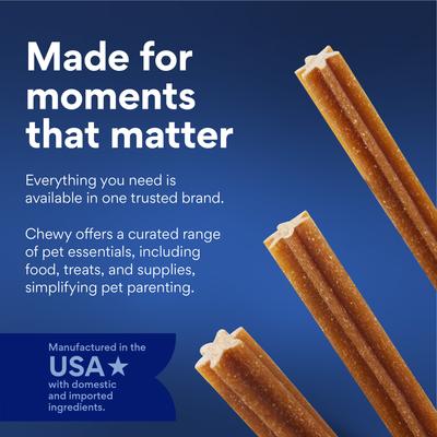 Bundle: Variety Pack - Chewy Natural Dental Chew Treats (FORMERLY TRUE ACRE FOODS): Peanut Butter, Original & Beef Flavors