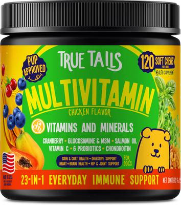 Multivitamin Chicken Flavor Soft Chew for Dogs, 120 count