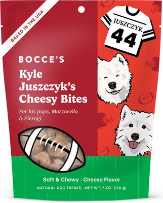 Kyle Juszxyk’s Cheesy Bites Soft & Chewy Dog Treats, 6-oz bag