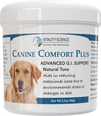 Canine Comfort Plus Tuna Formula Digestive Aid Powder Supplement for Dogs, 60-gr