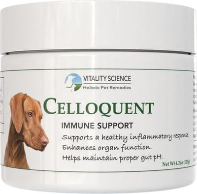 Celloquent Multi-Nutrient Immune Support Powder Supplement for Dogs, 120-gr