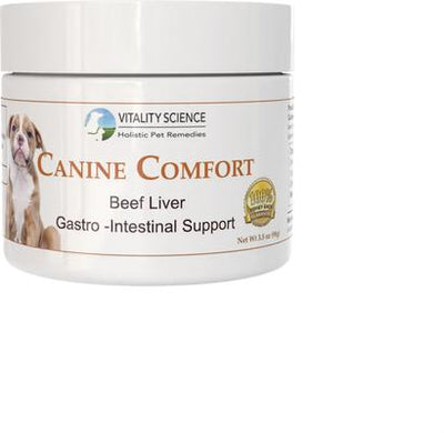 Canine Comfort Beef Liver Formula Digestive Aid Powder Supplement for Dogs, 220 g